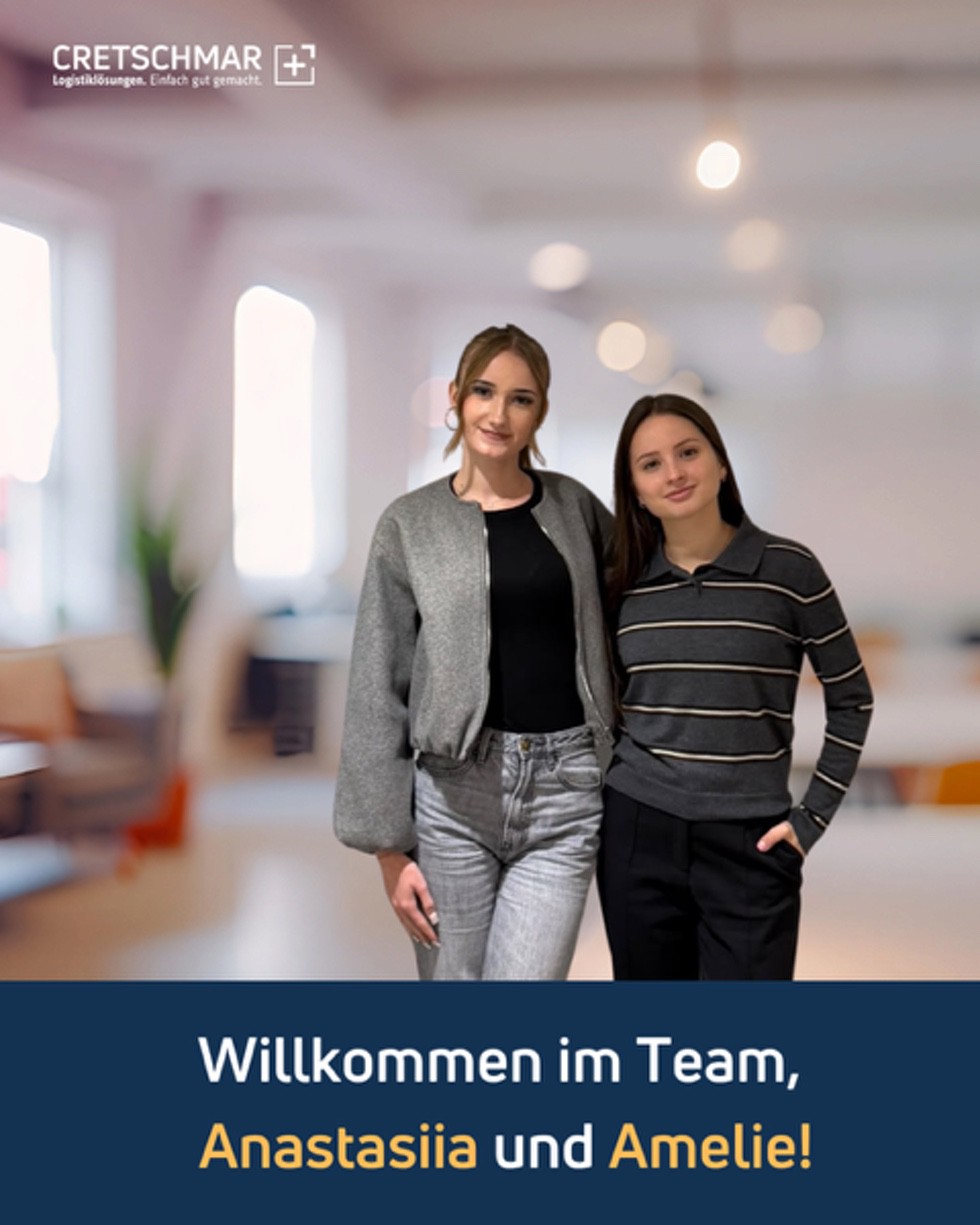 Willkommen im Team, Anastasiia und Amelie!