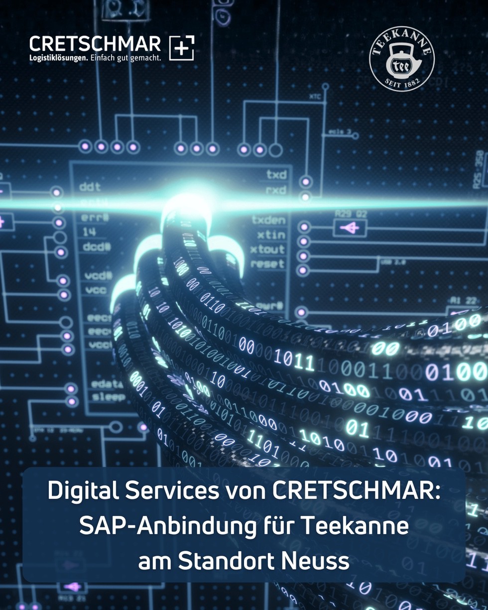 Digital Services von CRETSCHMAR: SAP-Anbindung für Teekanne am Standort Neuss