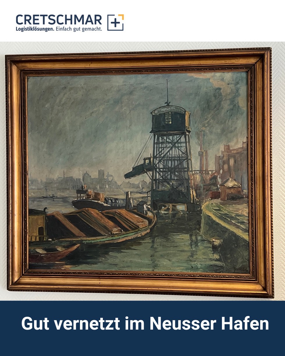 Gut vernetzt im Neusser Hafen