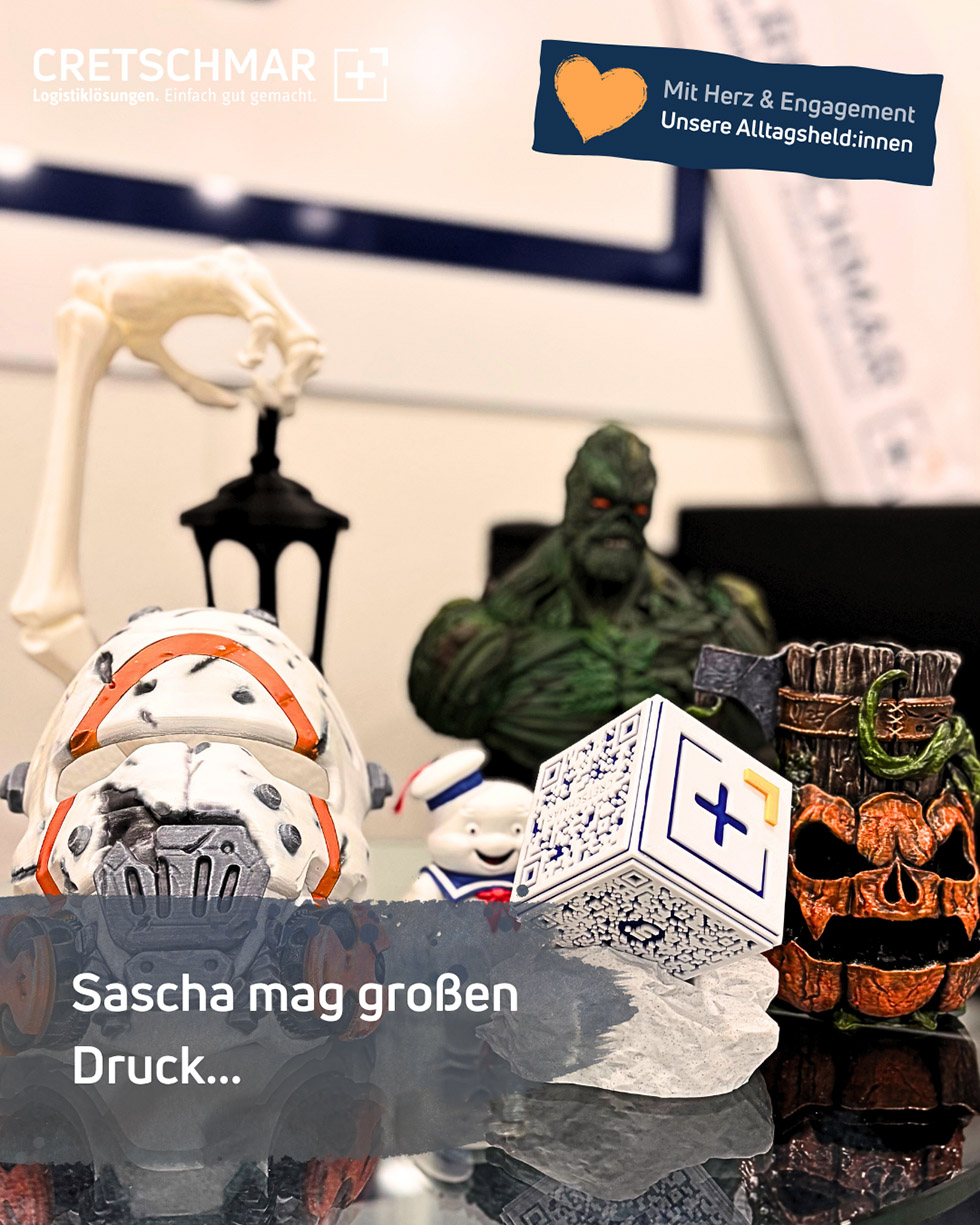 Sascha mag großen Druck