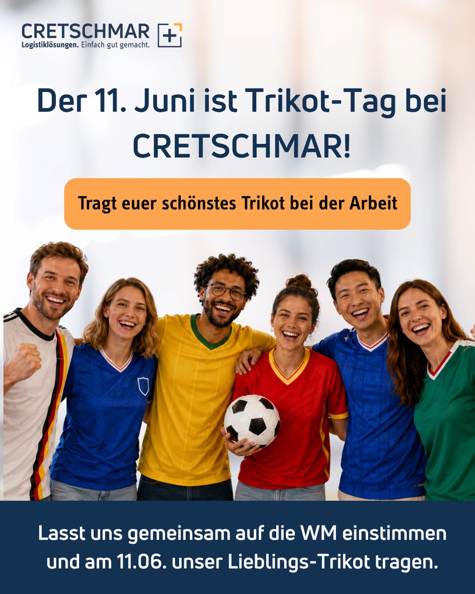 Der 11. Juni ist Trikot-Tag bei CRETSCHMAR!