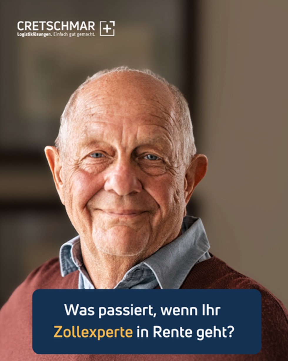 Was geht mit, wenn der Zollexperte in Rente geht?