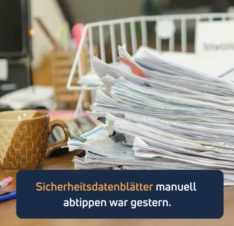 Sicherheitsdatenblätter manuell abtippen war gestern.